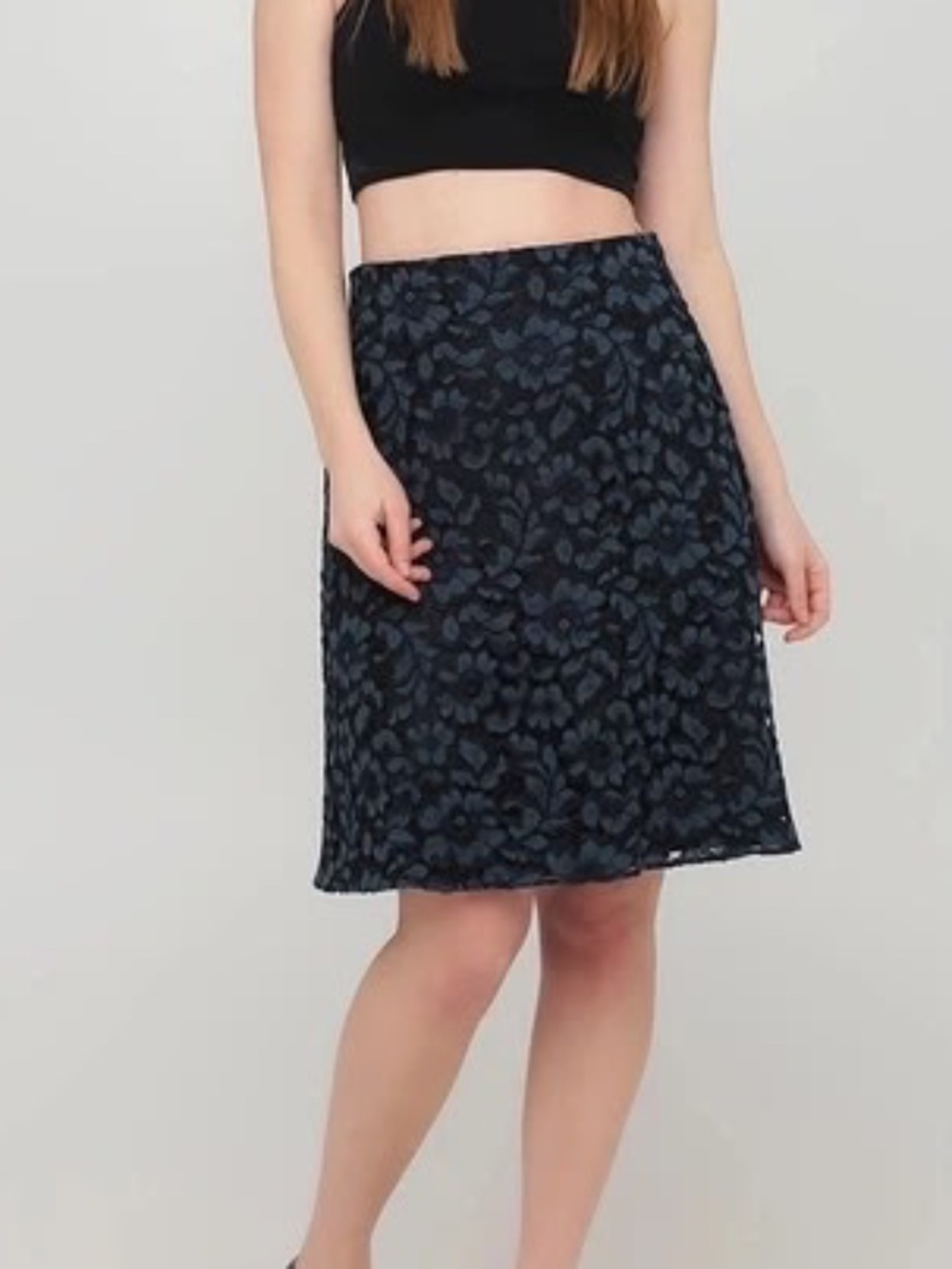 ZARA WOMAN MIDI SKIRT